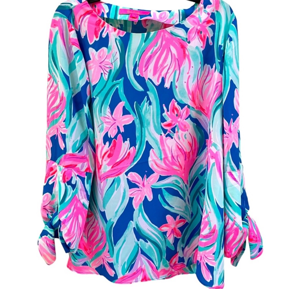 Lilly Pulitzer Langston Top Multi Dream 
A Little Dream S - Picture 4 of 6